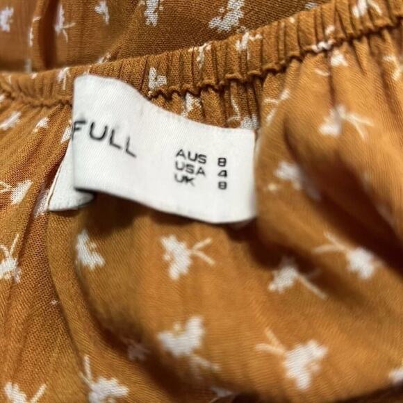 FAITHFULL THE BRAND REVOLVE JARDIM PRINTED SCOOP NECK DRESS SIZE‎ 4 - Picture 6 of 10